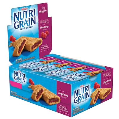 Nutri-Grain Raspberry Breakfast Bar, 1.3 oz., 16 Bars/Box (511382)