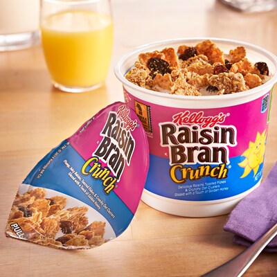 Kellogg's Raisin Bran Crunch Cereal, 2.8 oz., 6/Box (KEE3800012474)