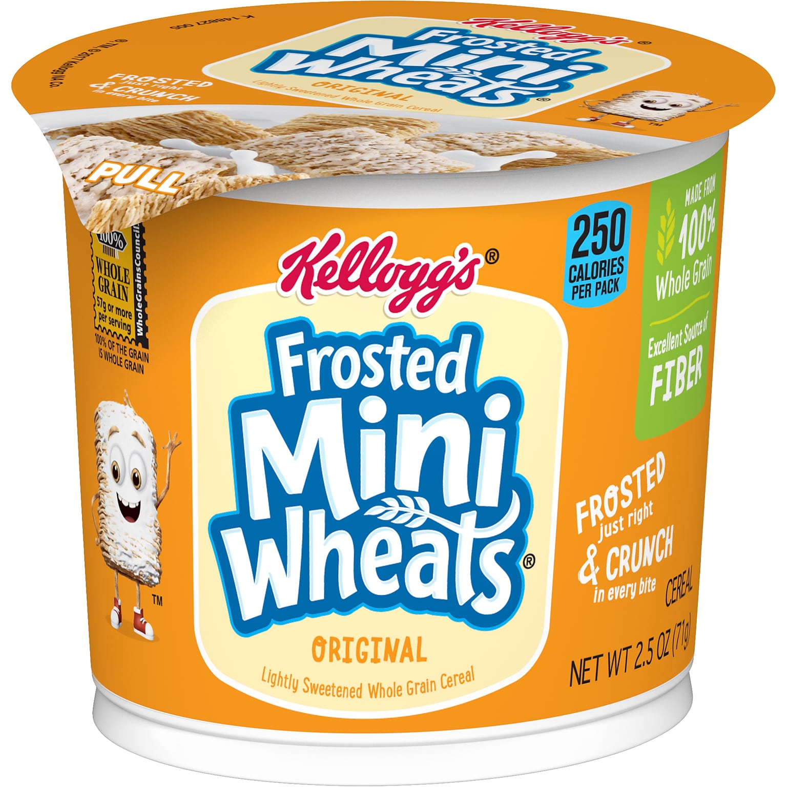 Keebler Frosted Mini Wheats Original Cereal, 2.5 oz., 6/Box (KEE42798)