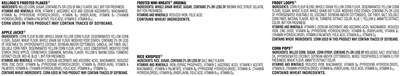 Kellogg's Variety Cereal, 1.52 oz., 30/Carton (KEE14747)