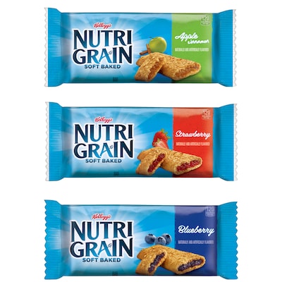 Nutri-Grain Breakfast Bar Variety Pack, 1.3 oz., 48 Bars/Box (KEE05872)