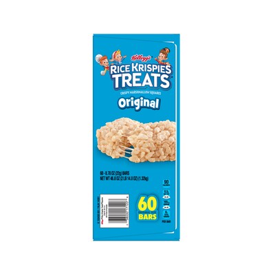 Rice Krispies Treats Marshmallow Cereal Bar, 0.78 oz., 60 Bars/Box (KEE17120)