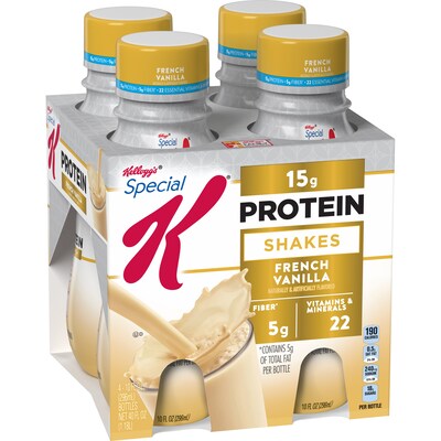 Kellogg's™ Special K™ Protein Shake, French Vanilla, 10 oz., 12/Pack (KEE11180)