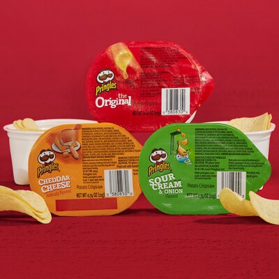 Pringles Variety Pack Potato Chips, 0.74 oz. Bags, 72 Bags/Carton (KEE18251)