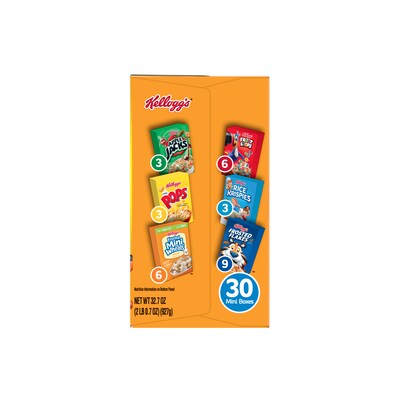 Kellogg's Variety Cereal, 1.52 oz., 30/Carton (KEE14747)