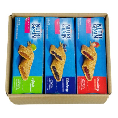 Nutri-Grain Breakfast Bar Variety Pack, 1.3 oz., 48 Bars/Box (KEE05872)