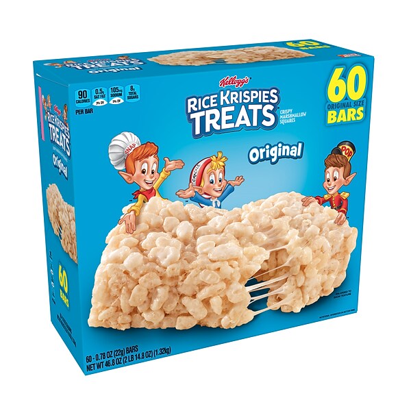 Rice Krispies Treats Bars, Marshmallow, 0.78 oz., 60/Carton (KEE17120)