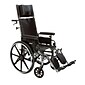 Drive Medical Viper Plus GT Full Reclining Wheelchair, Detachable Full Arms, 16" Seat