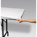 Creative Converting Stay Put Tablecovers White, 29 x 72, 3/Pack (37400)