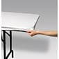 Creative Converting Stay Put Tablecovers White, 29" x 72", 3/Pack (37400)