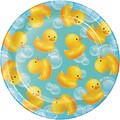 Creative Converting Rubber Duck Bubble Bath Dessert Plates 8 pk (417058)