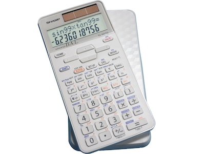 Sharp EL-531TGBDW 12-Digit Scientific Calculator, White