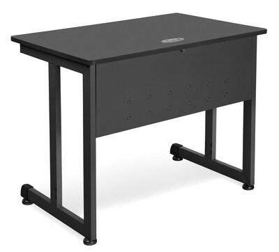OFM 24 x 36 Modular Computer and Training Table, Graphite with Black Frame (55139-GRPT)