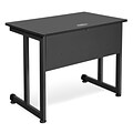 OFM 24 x 36 Modular Computer and Training Table, Graphite with Black Frame (55139-GRPT)