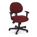 OFM™ Fabric 24-Hour Computer Task Chair With Arms; Burgundy