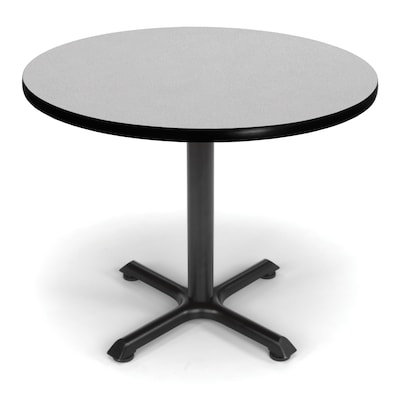 OFM X-Series 36 Round Conference Table, Gray Nebula ( XT36RD-GRYNB)