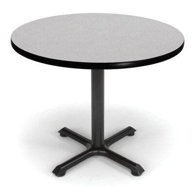 OFM X-Series 36 Round Conference Table, Gray Nebula ( XT36RD-GRYNB)