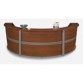 OFM Core Collection Marque Series Triple-Unit Reception Station, in Cherry (55293-CHY)