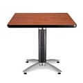 OFM Multi-Purpose Table with Metal Mesh Base, 36D x 36W, Cherry (KMT36SQ-CHY)