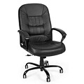 OFM Leather Big and Tall Executive Office Chair, Black (800-L)