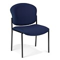 OFM Armless Stack Chair, Navy (408-804)
