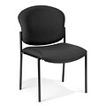 OFM Armless Stack Chair, Black (408-805)