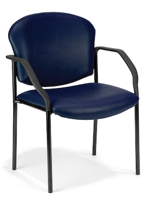 OFM Model 404-VAM Vinyl Reception Sets Chair, Navy (404-VAM-605)