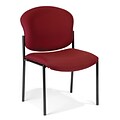 OFM Armless Stack Chair, Wine (408-803)