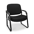 OFM Core Collection Big and Tall Guest and Reception Chair with Arms, in Black (407-805)