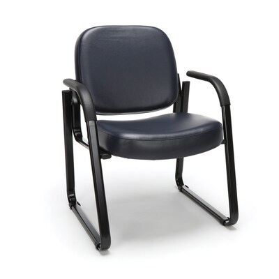 OFM Model 403-VAM Vinyl Reception Sets Chair, Navy (403-VAM-605)