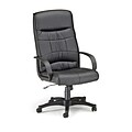 OFM Encore Series Leatherette Executive High-Back Chair, Black (507-LX-T)