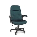 OFM Mobile Arm Fabric High-Back Executive Conference Chair with Flip-up Arms, Teal, (550-302)
