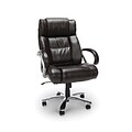 OFM Avenger Series Big and Tall Executive High Back Chair, Leather, Brown (810-LX-BRN)