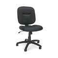 Essentials by OFM Fabric Swivel Upholstered Armless Task Chair, Black, (ESS-101-BLK)