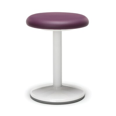 OFM Orbit Static Adjustable Stool - 18 Tall Vinyl Backless Stool, Purple (2818-STA-V-PUR)
