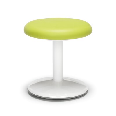 OFM Orbit Active Adjustable Stool - 14 Tall Vinyl Backless Stool, Green (2814-ATV-V-GRN)