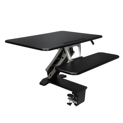 OFM Height Adjustable Sit-to-Stand Medium Workstation, Black (5200M-BLK)