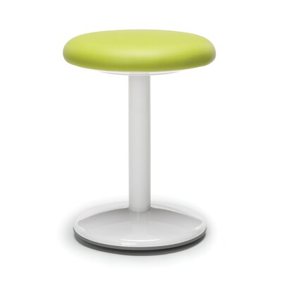 OFM Orbit Active Adjustable Stool - 18 Tall Vinyl Backless Stool, Green (2818-ATV-V-GRN)