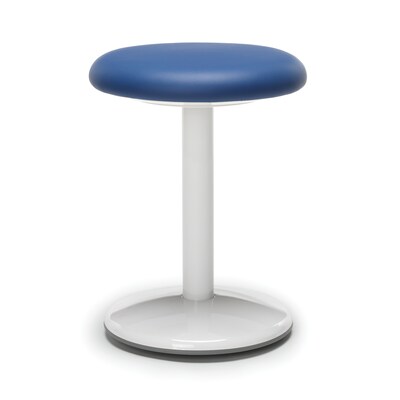 OFM Orbit Active Adjustable Stool - 18 Tall Vinyl Backless Stool, Blue (2818-ATV-V-BLU)