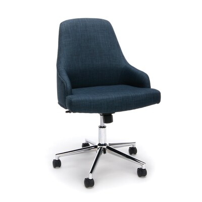Essentials by OFM Upholstered Home Desk Chair, Blue (ESS-2086-BLU)