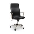 OFM High Back Leather Manager Chair, Black (567-BLK)