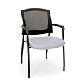 Core Collection Office Chair, Mesh Back Guest and Reception Chair with Arms, in Gray (424-801)