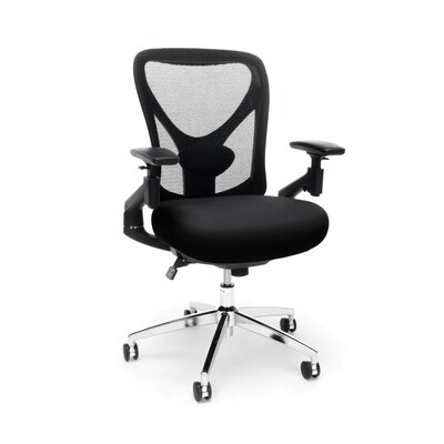 OFM Core Collection Stratus Series 24-Hour Big & Tall Mesh Back Office Chair, in Black (257-BLK)