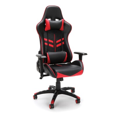 Essentials by OFM Racing Style Gaming Chair, Red (ESS-6065-RED)