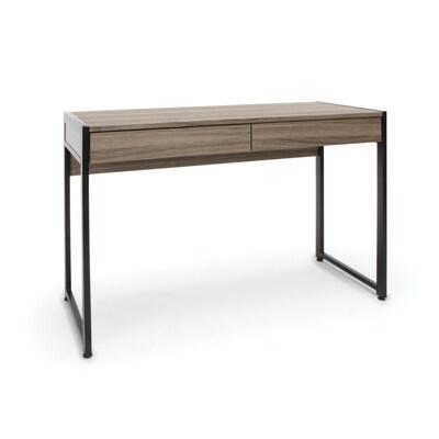 Essentials by OFM 2-Drawer Office Desk, Driftwood (ESS-1002-DWD)