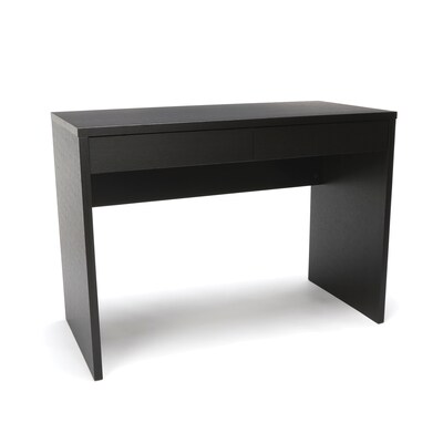 Essentials by OFM 2-Drawer Solid Panel Office Desk, Espresso (ESS-1012-ESP)