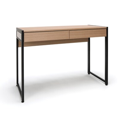 Essentials by OFM 2-Drawer Office Desk, Harvest (ESS-1002-HVT)