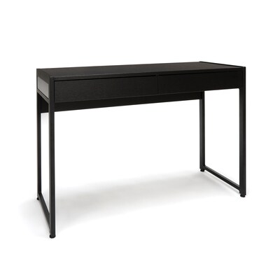 Essentials by OFM 2-Drawer Office Desk, Espresso (ESS-1002-ESP)