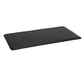Essentials by OFM 36 x 20 Rectangular Anti-Fatigue Comfort Mat for Carpet & Hard Surface, Black, PVC (ESS-8820-BLK)