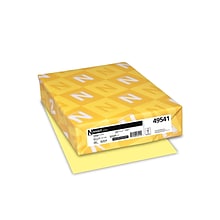Exact Index 110 lb. Paper, 8.5 x 11, Canary, Pack (WAU49541)